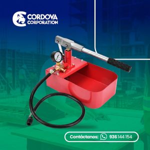 Bomba de prueba hidrostatica portatil 600 PSI