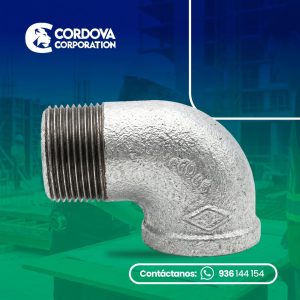 Codo cachimba fierro galvanizado