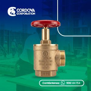 Valvula de bronce angular UL FM