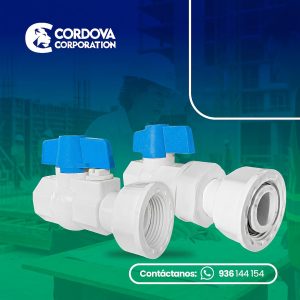 Valvula Telescopica y auxiliar para medidor de agua